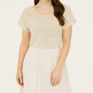 Nouvida Made in‎ USA Crochet Knit Blouse Size Small